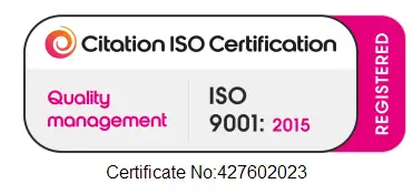 ISO 9001 2015 compliant